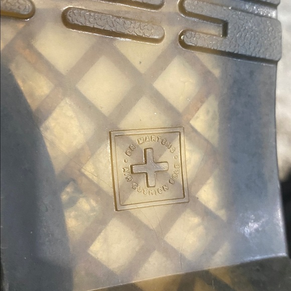 Dr. Martens 1460 kids Metallic Silver Combat Boots sz 2 great condition - Picture 9 of 10